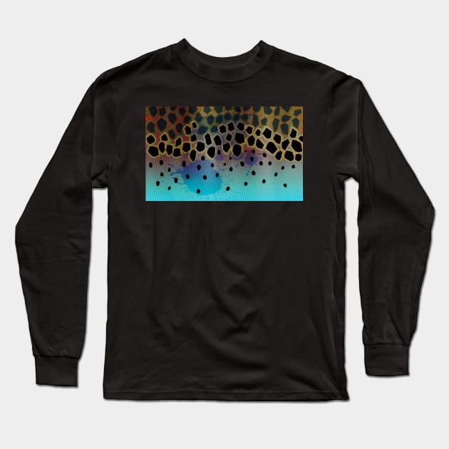 RAINBOW CAMO FLAME Long Sleeve T-Shirt by MikaelJenei